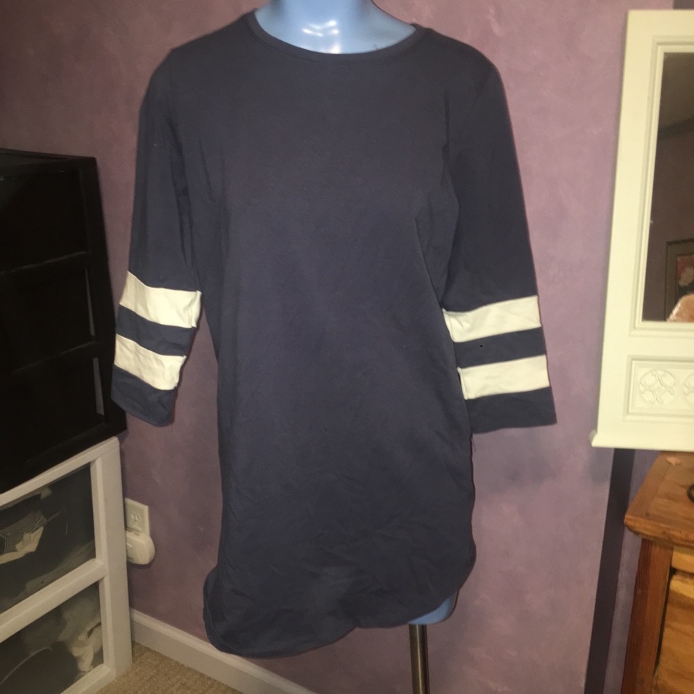 NWT forever 21 navy and white dress
